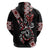 Aotearoa Toitu Te Tiriti-Honour the Treaty Hoodie Maori Taniwha Haka with Taniko and Tukutuku