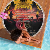 Australia ANZAC Day Beach Blanket Forever in My Thoughts LT03 - Polynesian Pride