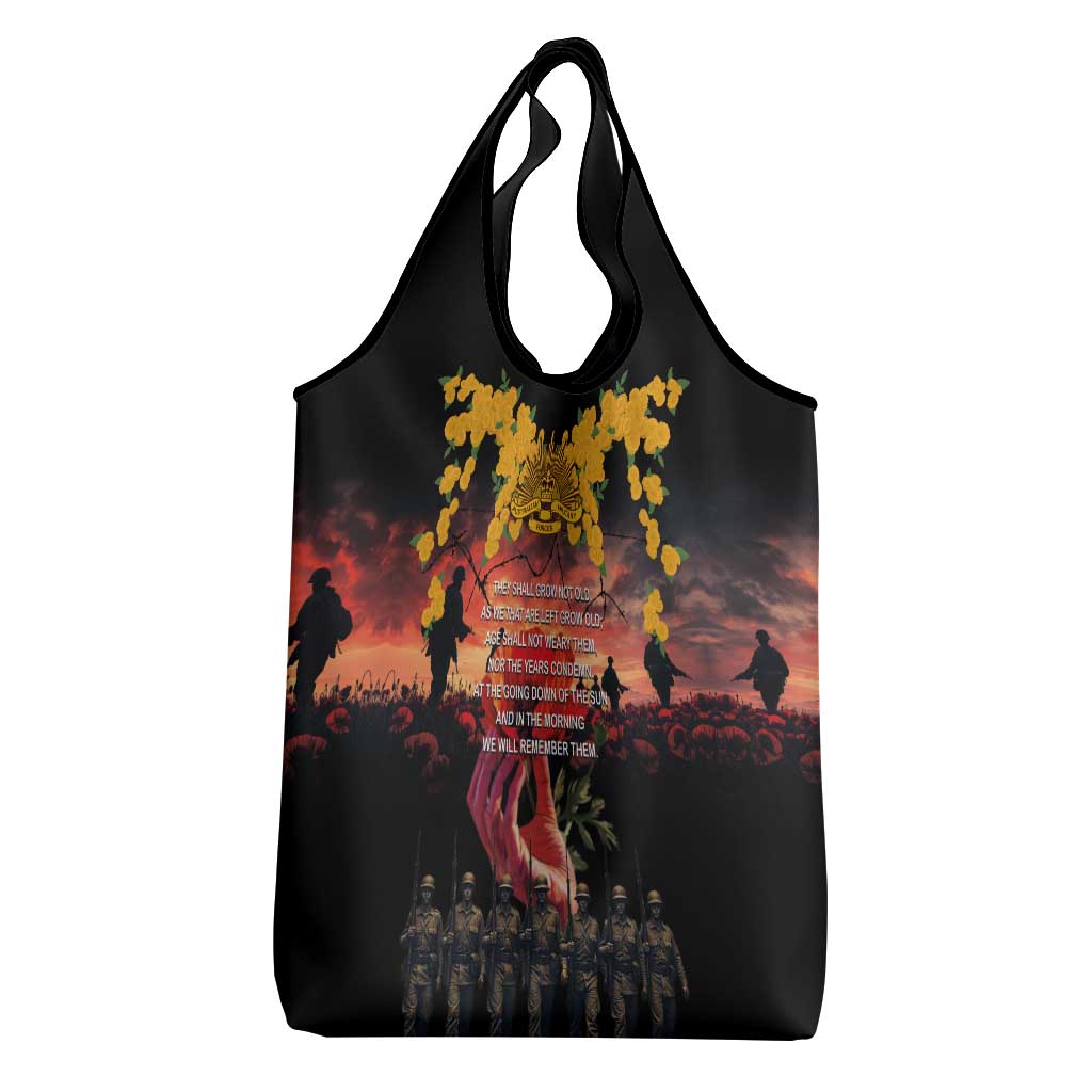 Australia ANZAC Day Grocery Bag Forever in My Thoughts LT03 - Polynesian Pride
