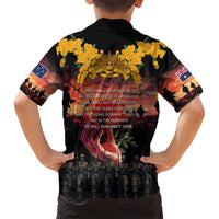 Australia ANZAC Day Kid Hawaiian Shirt Forever in My Thoughts LT03 - Polynesian Pride