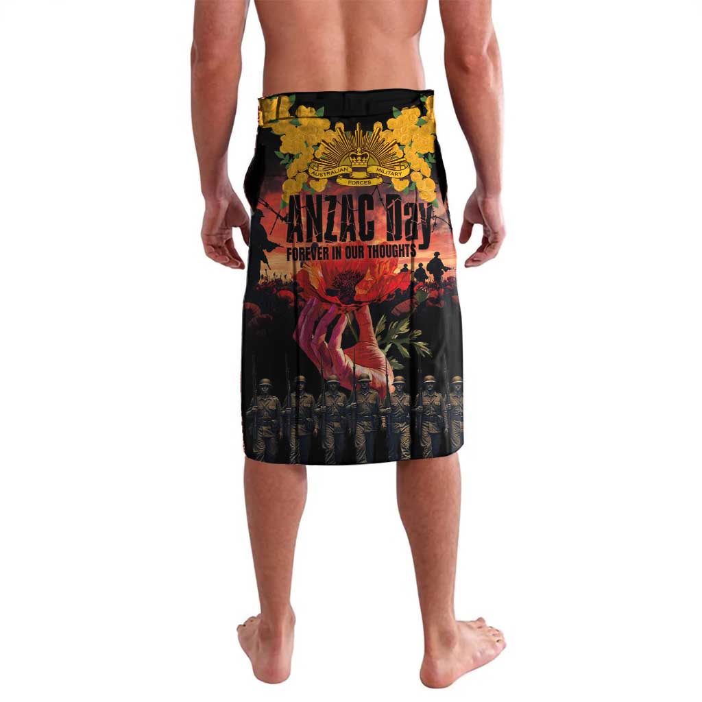 Australia ANZAC Day Lavalava Forever in My Thoughts LT03 - Polynesian Pride
