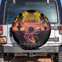 Australia ANZAC Day Spare Tire Cover Forever in My Thoughts LT03 Black - Polynesian Pride