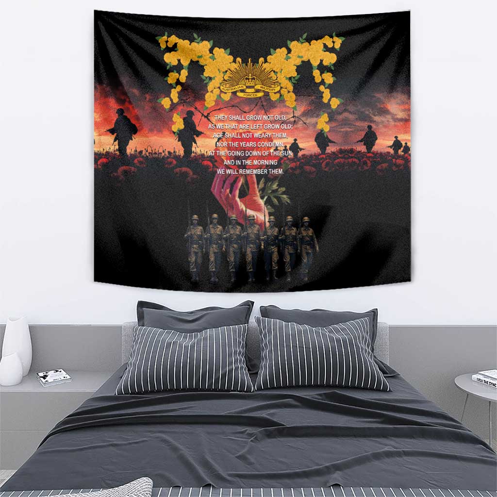 Australia ANZAC Day Tapestry Forever in My Thoughts LT03 - Polynesian Pride
