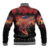 New Zealand ANZAC Day Baseball Jacket Forever in My Thoughts LT03 - Polynesian Pride