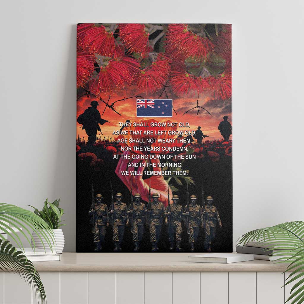 New Zealand ANZAC Day Canvas Wall Art Forever in My Thoughts LT03 - Polynesian Pride