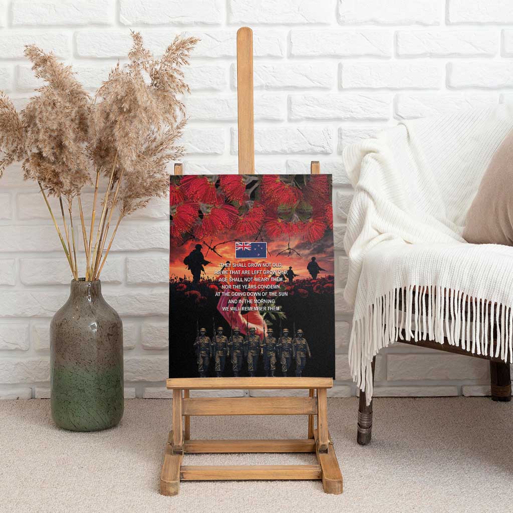 New Zealand ANZAC Day Canvas Wall Art Forever in My Thoughts LT03 - Polynesian Pride