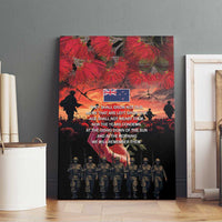 New Zealand ANZAC Day Canvas Wall Art Forever in My Thoughts LT03 - Polynesian Pride