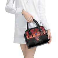 New Zealand ANZAC Day Shoulder Handbag Forever in My Thoughts LT03 - Polynesian Pride