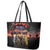 Australia and New Zealand ANZAC Day Leather Tote Bag Kangaroo and Kiwi Bird Soldier - Forever in My Thoughts