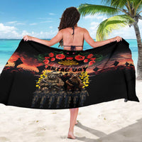 Australia ANZAC Day Sarong Kangaroo and Koala Soldier - Forever in My Thoughts LT03 - Polynesian Pride