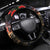 New Zealand ANZAC Day Steering Wheel Cover Tui Bird and Kiwi Bird Soldier - Forever in My Thoughts