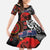 Australia and New Zealand ANZAC Day Family Matching Short Sleeve Bodycon Dress and Hawaiian Shirt Aboriginal and Maori Art Pattern - Gallipoli Lest We Forget