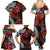 Australia and New Zealand ANZAC Day Family Matching Summer Maxi Dress and Hawaiian Shirt Aboriginal and Maori Art Pattern - Gallipoli Lest We Forget