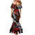 Australia and New Zealand ANZAC Day Mermaid Dress Aboriginal and Maori Art Pattern - Gallipoli Lest We Forget