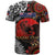 Australia and New Zealand ANZAC Day T Shirt Aboriginal and Maori Art Pattern - Gallipoli Lest We Forget