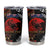 Australia and New Zealand ANZAC Day Tumbler Cup Aboriginal and Maori Art Pattern Gallipoli Lest We Forget