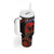 Australia and New Zealand ANZAC Day Tumbler With Handle Aboriginal and Maori Art Pattern Gallipoli Lest We Forget