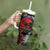 Australia and New Zealand ANZAC Day Tumbler With Handle Aboriginal and Maori Art Pattern Gallipoli Lest We Forget