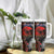 Australia and New Zealand ANZAC Day Tumbler With Handle Aboriginal and Maori Art Pattern Gallipoli Lest We Forget