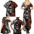 Australia and New Zealand Together Family Matching Summer Maxi Dress and Hawaiian Shirt Aboriginal and Maori Art Tattoo