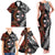 Australia and New Zealand Together Family Matching Tank Maxi Dress and Hawaiian Shirt Aboriginal and Maori Art Tattoo