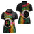 Vanuatu Selebretem 44th Indipendens Dei Women Polo Shirt Sand Drawing Turtle Melanesian Vibes