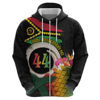 Vanuatu Selebretem 44th Indipendens Dei Zip Hoodie Sand Drawing Turtle Melanesian Vibes LT03 - Polynesian Pride