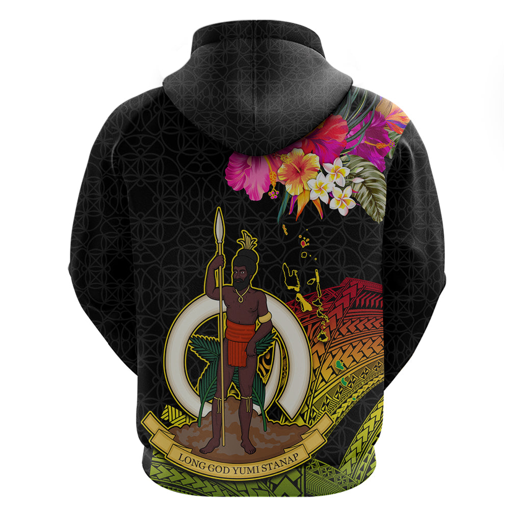 Vanuatu Ni-Van Hoodie Coat of Arms Sand Drawing LT03 - Polynesian Pride