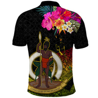 Vanuatu Ni-Van Polo Shirt Coat of Arms Sand Drawing LT03 - Polynesian Pride