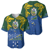 Solomon Islands Baseball Jersey The Guardians-Tribal Crocodile and Shark Melanesian Tattoo LT03 - Polynesian Pride