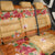 Hawaii Hibiscus Back Car Seat Cover Turtles and Tribal Motifs Vintage Floral Style