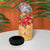 Hawaii Hibiscus 4 in 1 Can Cooler Tumbler Turtles and Tribal Motifs Vintage Floral Style