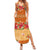 Hawaii Hibiscus Family Matching Summer Maxi Dress and Hawaiian Shirt Turtles and Tribal Motifs Vintage Floral Style