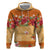 Hawaii Hibiscus Hoodie Turtles and Tribal Motifs Vintage Floral Style