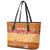 Hawaii Hibiscus Leather Tote Bag Turtles and Tribal Motifs Vintage Floral Style