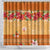 Hawaii Hibiscus Shower Curtain Turtles and Tribal Motifs Vintage Floral Style