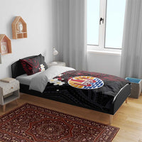 French Polynesia Tiare Day Bedding Set Seal and Polynesian Pattern LT03 - Polynesian Pride