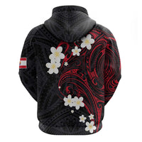 French Polynesia Tiare Day Hoodie Seal and Polynesian Pattern LT03 - Polynesian Pride