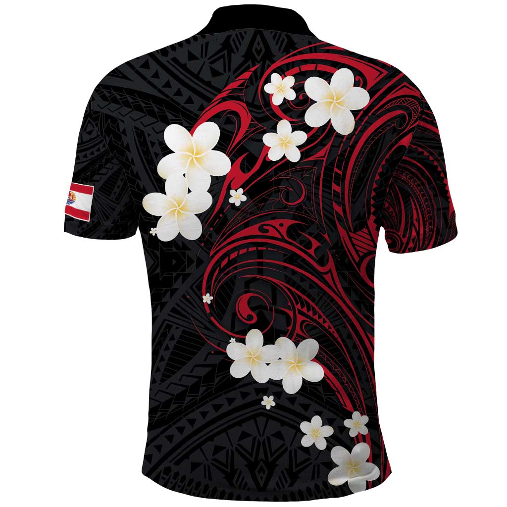 French Polynesia Tiare Day Polo Shirt Seal and Polynesian Pattern LT03 - Polynesian Pride