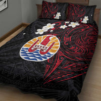 French Polynesia Tiare Day Quilt Bed Set Seal and Polynesian Pattern LT03 - Polynesian Pride