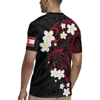 French Polynesia Tiare Day Rugby Jersey Seal and Polynesian Pattern LT03 - Polynesian Pride