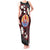 French Polynesia Tiare Day Tank Maxi Dress Seal and Polynesian Pattern