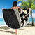 Bula Hibiscus Festival Beach Blanket Tapa Pattern Half Style