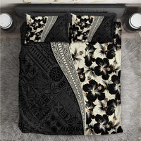 Bula Hibiscus Festival Bedding Set Tapa Pattern Half Style LT03 Beige - Polynesian Pride