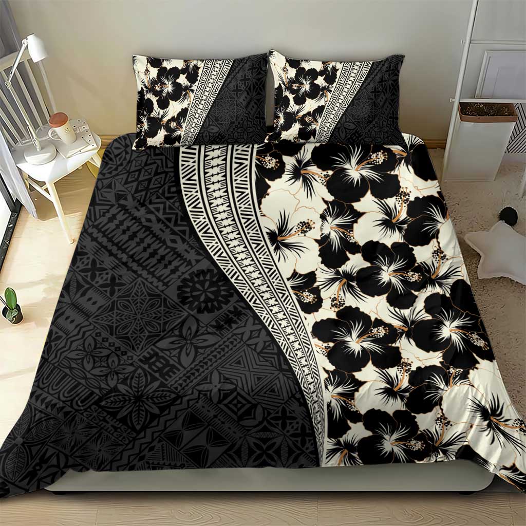 Bula Hibiscus Festival Bedding Set Tapa Pattern Half Style LT03 - Polynesian Pride