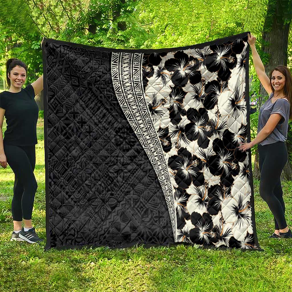Bula Hibiscus Festival Quilt Tapa Pattern Half Style LT03 - Polynesian Pride