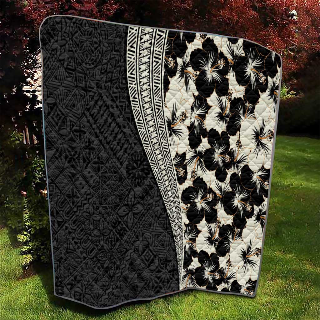 Bula Hibiscus Festival Quilt Tapa Pattern Half Style LT03 - Polynesian Pride