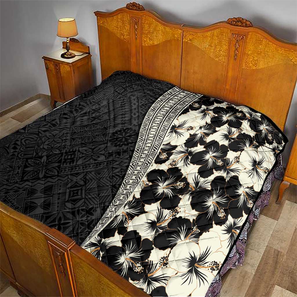 Bula Hibiscus Festival Quilt Tapa Pattern Half Style LT03 - Polynesian Pride