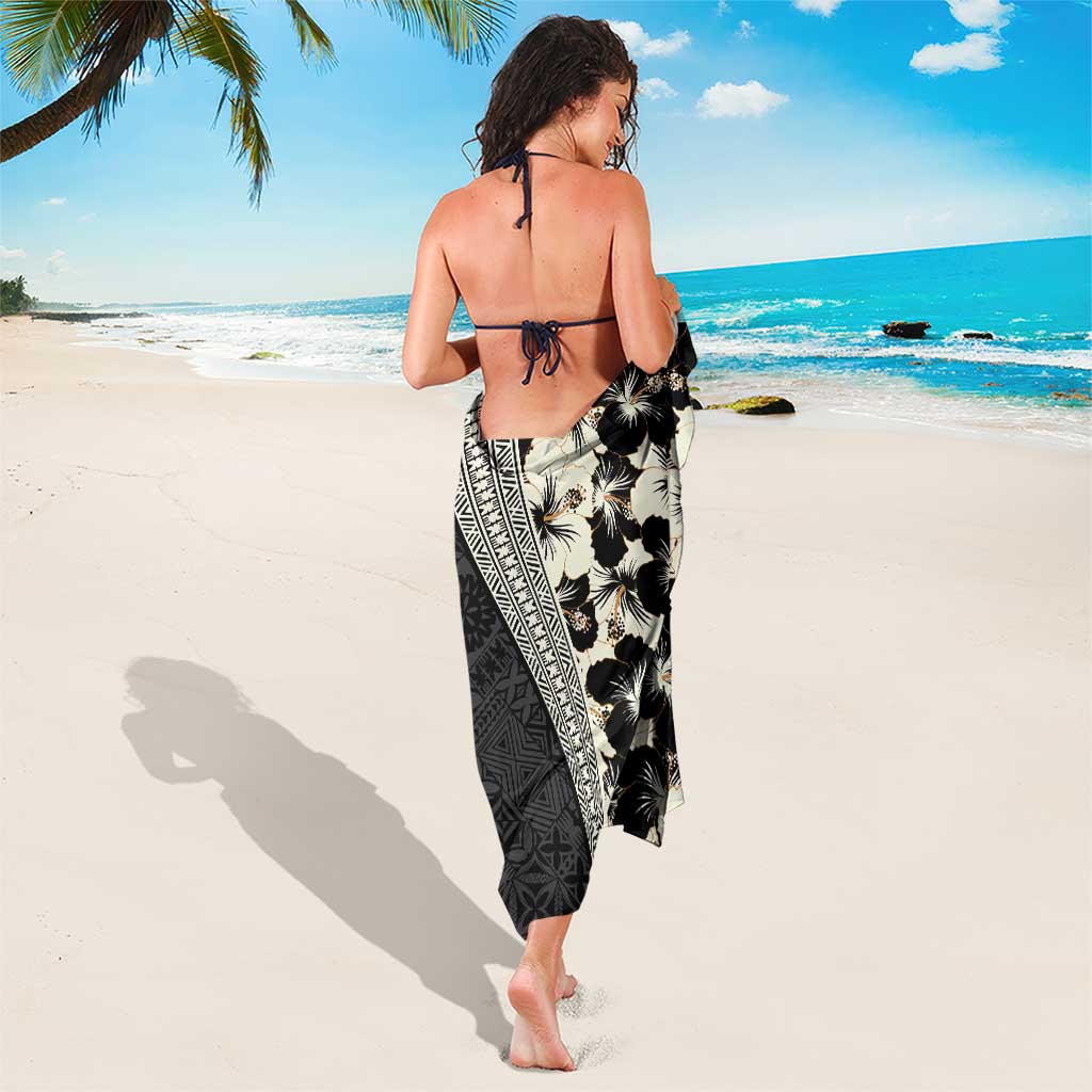 Bula Hibiscus Festival Sarong Tapa Pattern Half Style LT03 - Polynesian Pride
