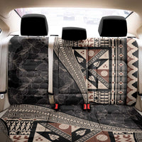 Bula Hibiscus Festival Back Car Seat Cover Fijian Masi Pattern Half Style LT03 - Polynesian Pride